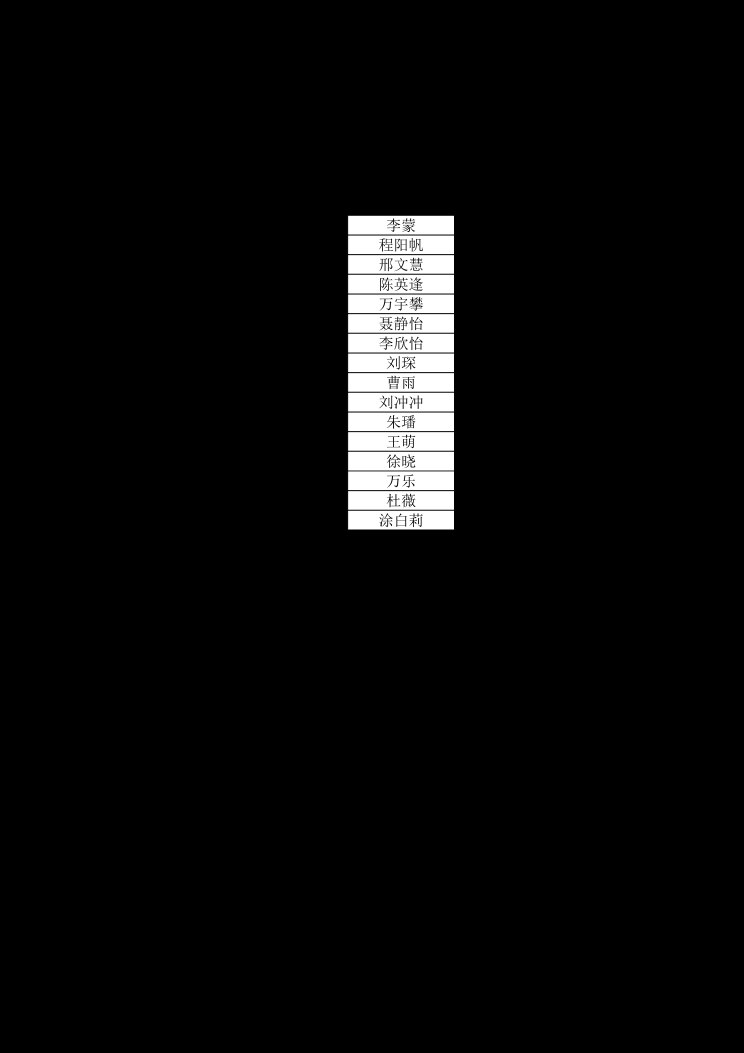 南昌市第一中学2019-2020学年梦想课程总课表 封面